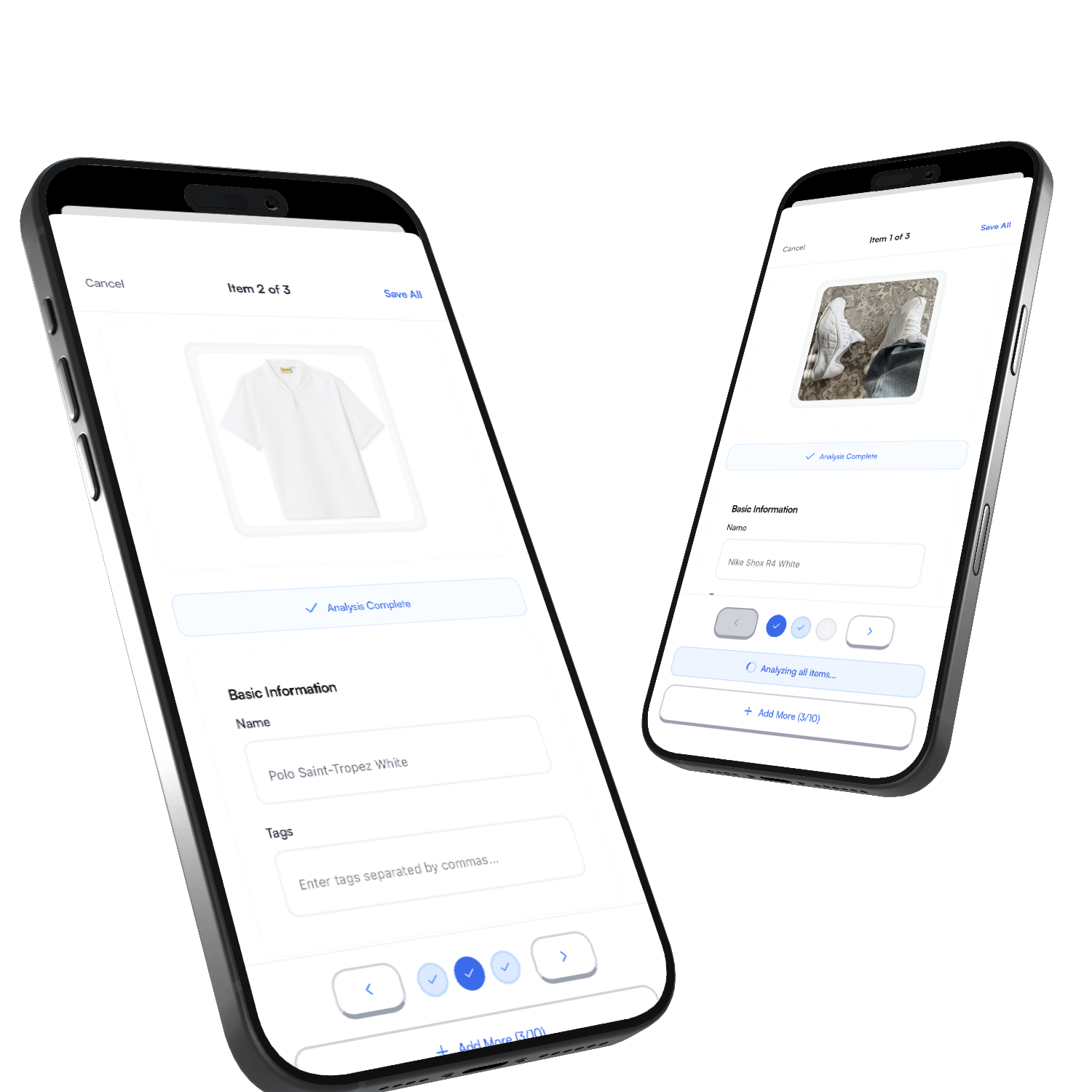 Add Clothing Items feature in Draped app